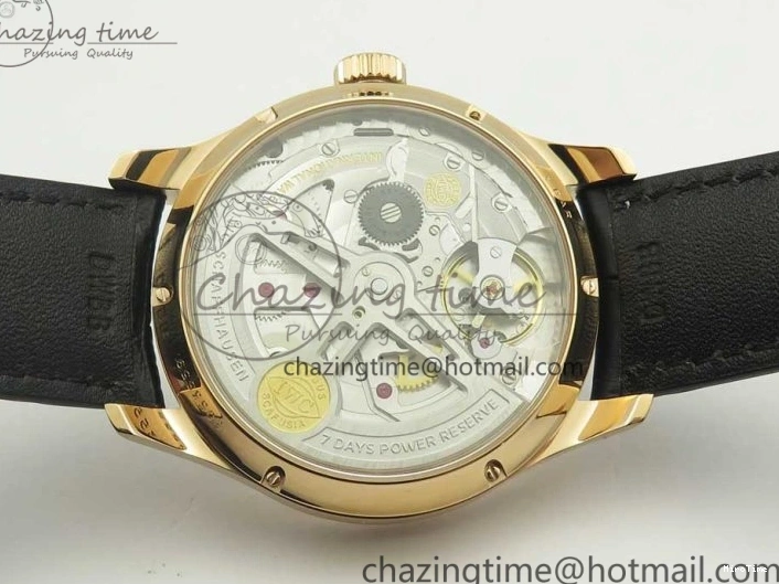 MIROTIME 0107 Thermal Portuguese Real PR Real Annual Calendar IW503501 RG ZF 1:1 Best Edition White Dial on Black Leather Strap A 7150